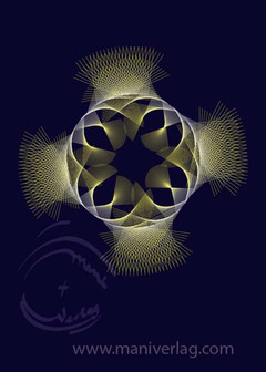 Planeten-Bewegungs-Bild Sonne - Venus - geozentrisch - 3 (Postkarte)