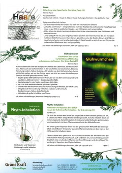 Verlagsverzeichnis Grüne Kraft - DIN A4 Katalog