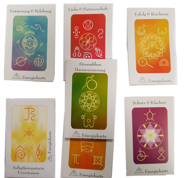 Energie-Symbolkarten Set (7 Stück)