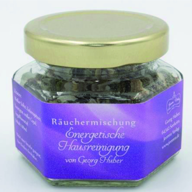 Räuchermischung \"Energetische Hausreinigung\" im Glas - ca. 23g Räuchermischung \"Energetische Hausreinigung\" im Glas - ca. 23g